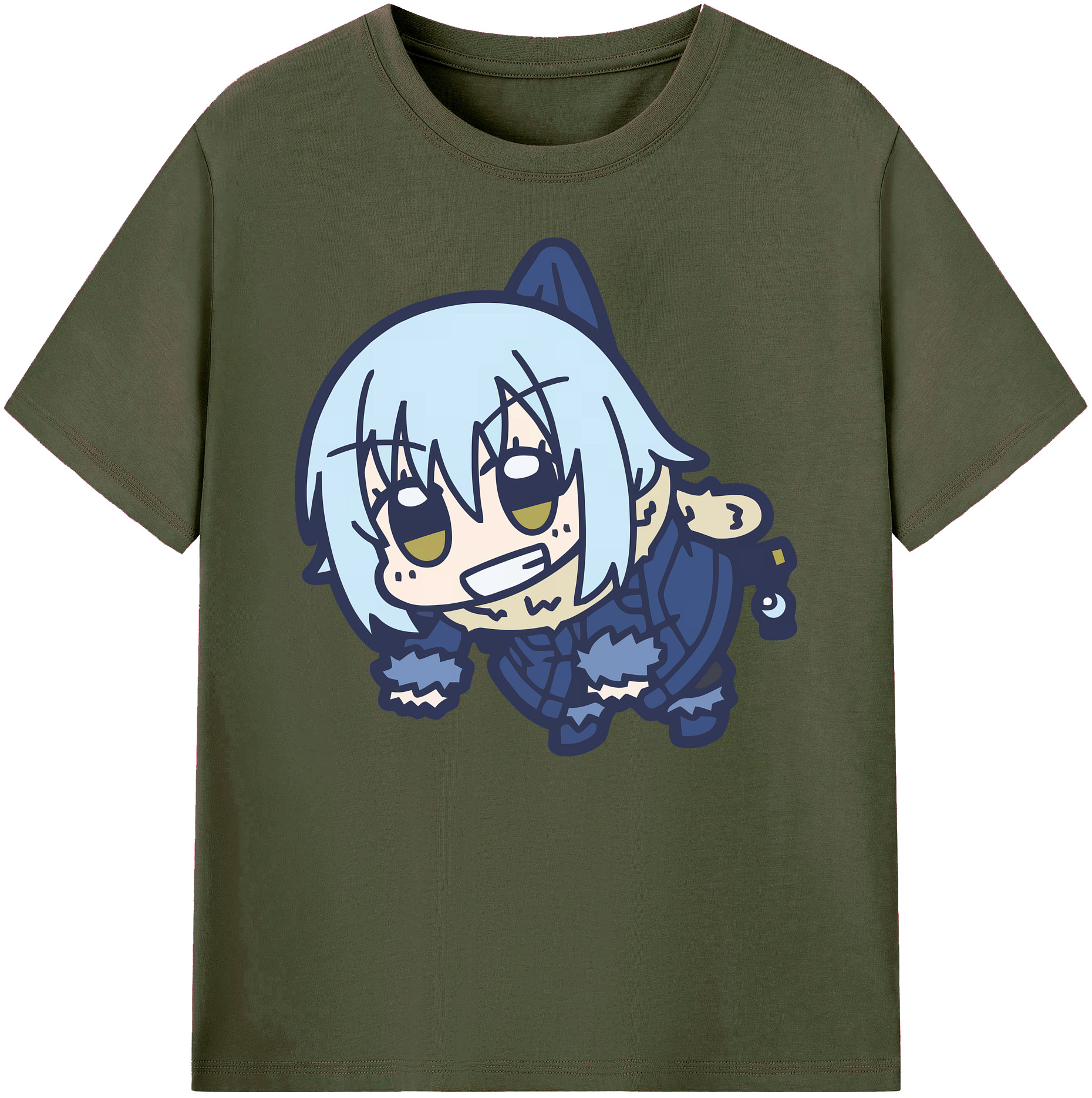 （画像用） 転スラ Regarding Reincarnated to Slime 綿100％ メンズ半袖Tシャツ｜肌触りやわらか＆通気性